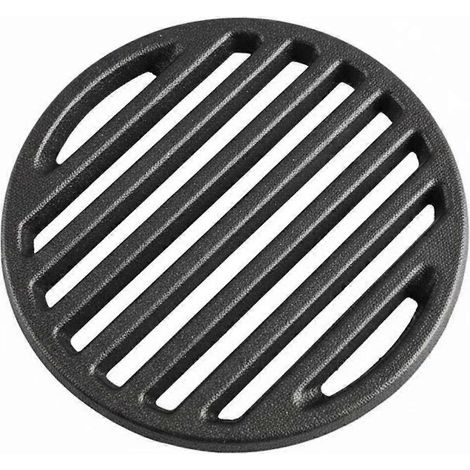Grille ronde en fonte résistante aux hautes températures pour poêle à bois (1/5)