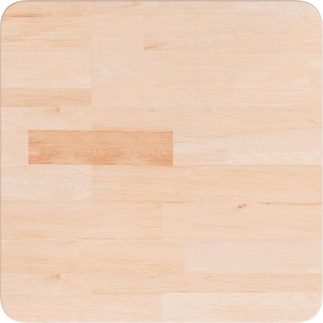 Maison Exclusive - Piano Tavolo Quadrato 40x40x2,5 cm Massello Rovere Non Trattato (1/4)