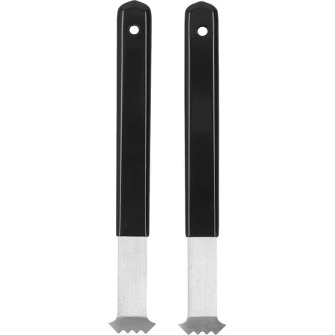 [Herramienta para retirar adoquines] Herramienta de acero galvanizado de doble articulación con mango antideslizante, juego de 2 (226 mm) (1/5)