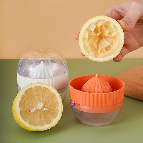 2-teiliges Zitronen- und Limettenpressen-Set „Frisch & Fruchtig“ mit Behälter und Deckel, Kunststoff (1/5)