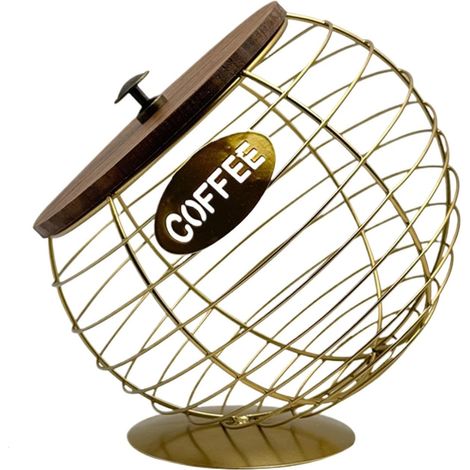 Kcup Support pour comptoir - organiseur moderne en fer pour station de café (1/5)