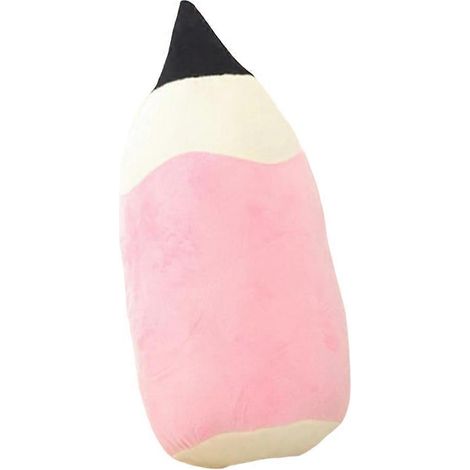 Kissen, Plüschkissen, Lesekissen für Kinder, Schulanfangskissen, Geburtstagskissen, 50 cm, Rosa (1/5)