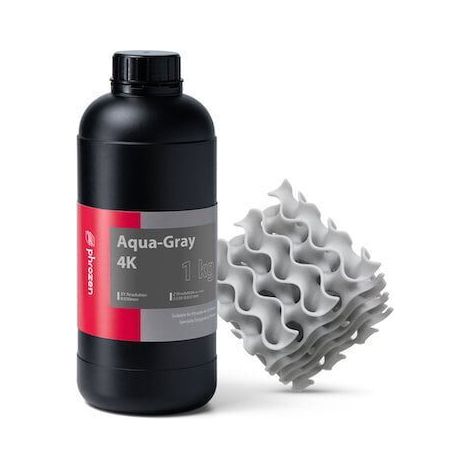 Resina per stampante 3D Phrozen Aqua Gray 4K, 1 kg
