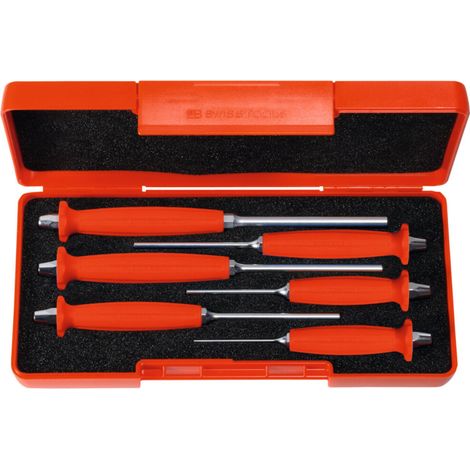 PB Swiss Tools Splintentreiber-Satz, mit Handgriff, in ABS-Kunststoffbox, 6-teilig (1/4)