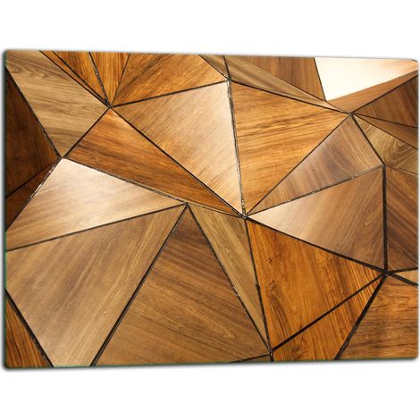 Planche à découper en verre et bois 52x40 (1/5)