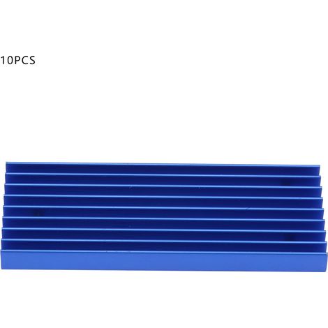 Dissipateur thermique aluminium 3 trous 28671.5 mm pour refroidissement circuit imprimé et puce électronique (1/5)