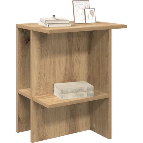 Maison Exclusive - Couchtisch Artisan-Eiche 40 x 30 x 49 cm Holzw (1/5)