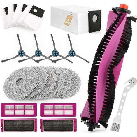 20-piece Replacement Accessory Kit for Eureka J15 Pro Ultra Robot Vacuum, including 1 main brush, 4 side brushes, 6 filters (1/4)