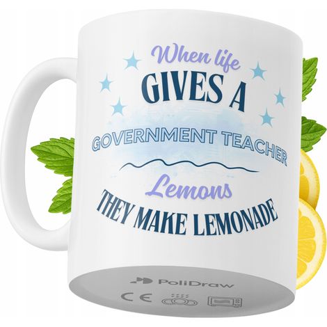 Lustige Kaffeetasse mit witzigem Textdesign für Lehrer im öffentlichen Dienst – ideal für Geburtstage, Namenstage, Feiertage und besondere Anlässe. Hochwertige Tasse für Zuhause, Büro und Arbeit. Farb