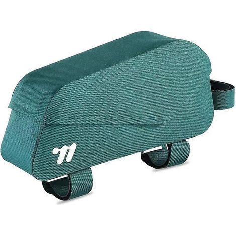 Sacoche de cadre avant WEST BIKING pour vélo, avec couvercle magnétique, fixation par boulons et sangles, compatible VTT et vélo de route. (1/5)