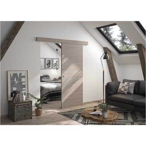 Optimum Verone Schiebetür-Set Eiche Taupe (1/3)
