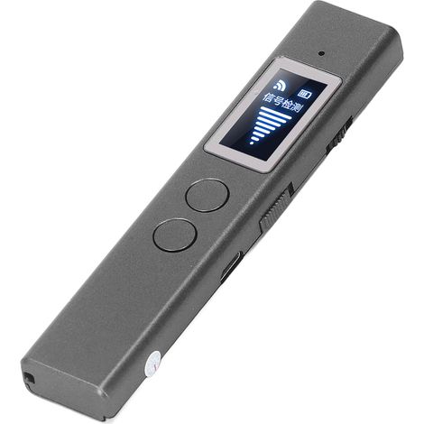 Tragbarer, kabelloser Signaldetektor, 0,96-Zoll-HD-LED-Bildschirm, GPS-Fahrzeugortungsgerät mit Spionageschutz, Suche nach versteckten Trackern (1/5)