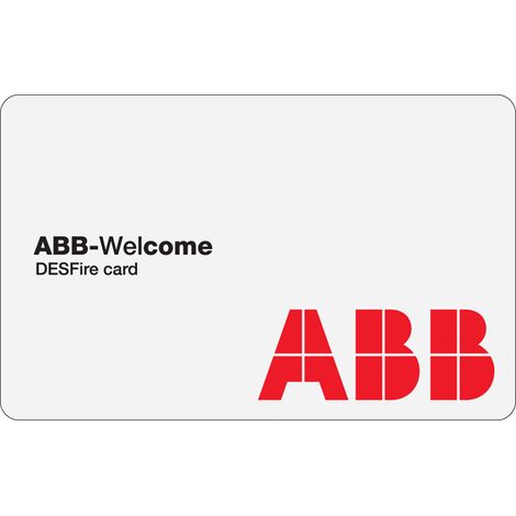 Carte accès welcome DESFIRE 2TMA130160W0036 ABB 51381B