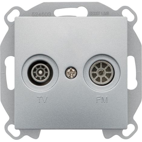 Prise TV / FM Silver Siemens DELTA VIVA