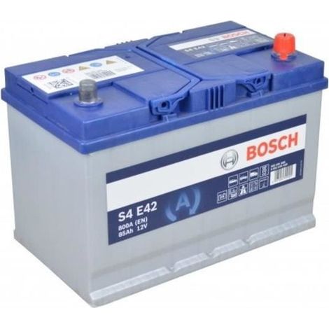 Batterie de démarrage BOSCH S4E42 - Ce produit de marque est neuf.