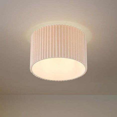 [GEBRAUCHT] B-Ware Lindby Deckenleuchte Libbie Ø 45 cm creme Textil dimmbar E27 15 W LED (1/2)
