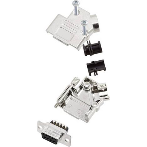 Amphenol L17D45PK-M-09+L77DE09SST KIT connettori femmina SUB-D 45 ° Numero Poli (num): 9 A vite 1 pz.