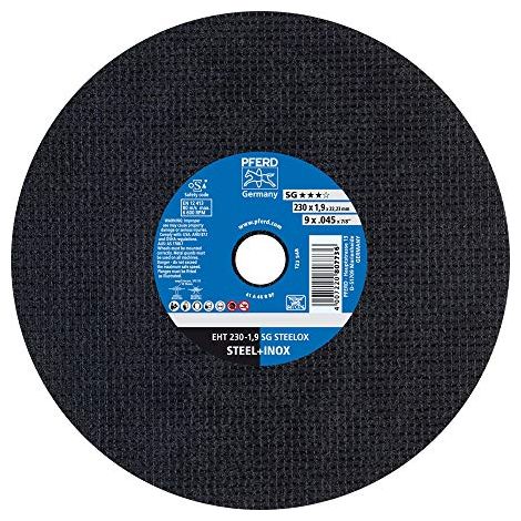 Taglio Disco Curvo A46Rsg-Inox 230X19Mm Pferd (1/4)