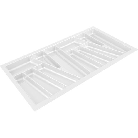Besteckkasten 830x435mm weiß SANS MARQUE