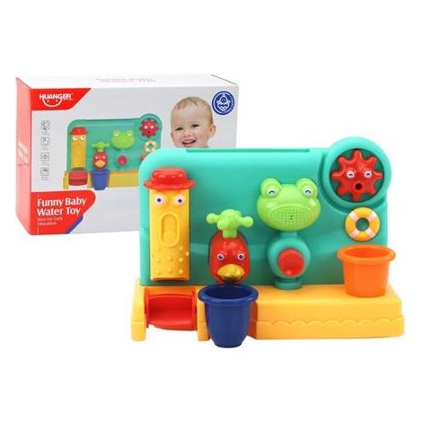 Giocattoli da bagno per bambini, smerigliatrice per fontane, rubinetto a rana