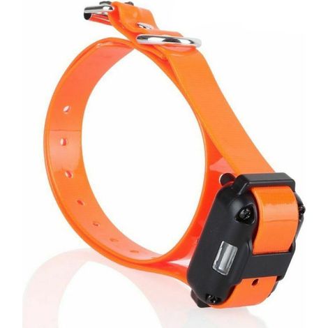 Collier De Dressage De Chien Électrique Télécommande Pour Animaux De Compagnie Étanche, 1 Collier, avec Sangle Orange - Dressage pour Chien