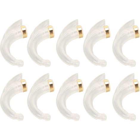 10 Crochets d'Oreille Ergonomiques pour Aides Auditives - Accessoires de Remplacement en PP par Lot de 10 Pièces (1/5)
