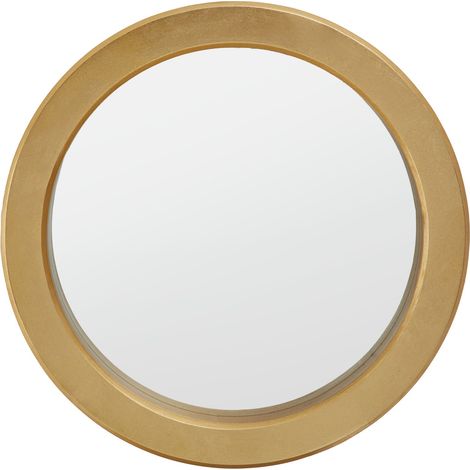 Interiors by Premier Elegant Round Wall Mirror, Versatile Slim Mirror, Easily Maintained Wall Mirror, Compact Mirror for Home (1/5)