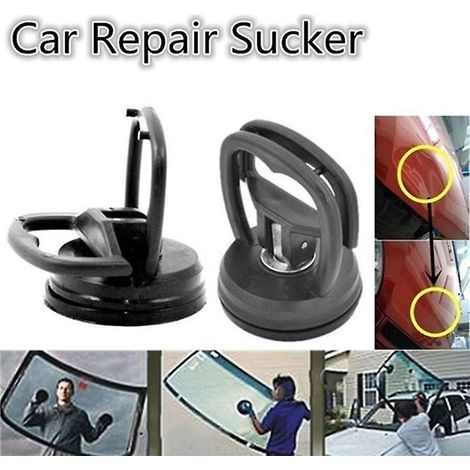 Lot de 2 mini outils de réparation de petites bosses pour voiture : ventouse pour écran LCD et vitre de frein, adaptée aux petites bosses sur la carrosserie. (1/5)