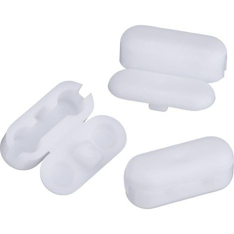 Lot de 20 clips de connecteur de cordon de chane à billes pour stores romains verticaux de rechange (plastique A) (1/5)
