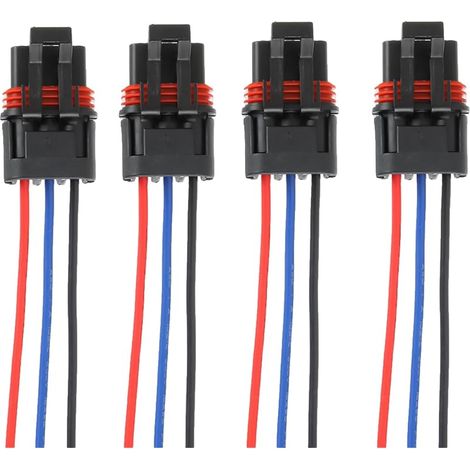 4 Pièces Pulse Power Plug Replacement Pigtail Connecteur pour Prise Polaris 2018 2019 2020 2021 2022 2023 2024 Ranger XP 1000 / RZR/Pro RS1(Bleu) (1/5)