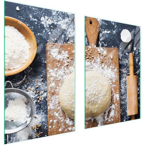 Plaque de protection en verre pour cuisine 65x52 (1/5)