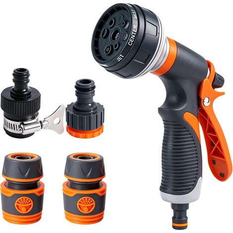 8/10 Spray Modes Hand Spray Gun Garden Sprayer for Car Washing Plants Pets (1/5)