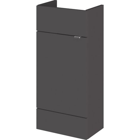 Hudson Reed Fusion Vanity Unit 400mm Wide - Gloss Grey (1/3)