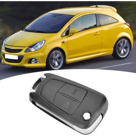 Boîtier de clé pliable pour voiture, 2 boutons, accessoire compatible avec Vauxhall / Opel Astra H (1/5)