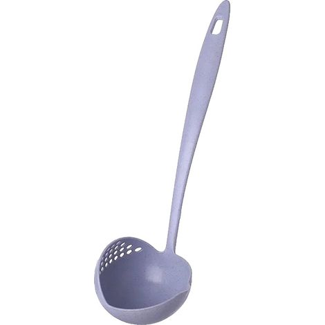 Sieb und Filter, langer Griff, ergonomisches Design, blau (1/2)