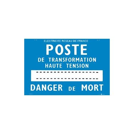 Catu-APR-10-8 CATU APR-10-8 - PLAQUE ALU ERDF PR10 18 CARACTERES