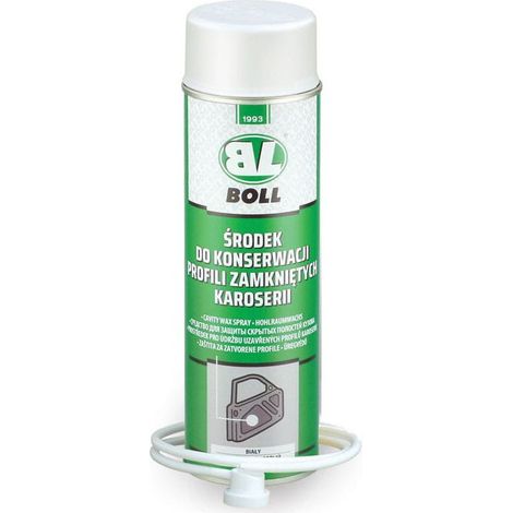Agent d'entretien pour profilés fermés Boll en spray blanc