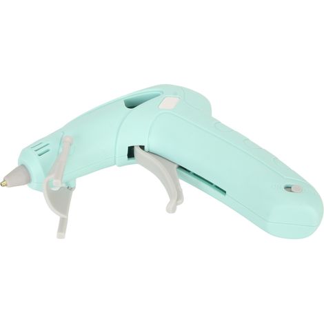 Pistolet à colle sans fil 10 W, rechargeable par USB, batterie 2200 mAh, avec embout anti-brûlure pour bâtons de colle de 7 mm. (1/5)