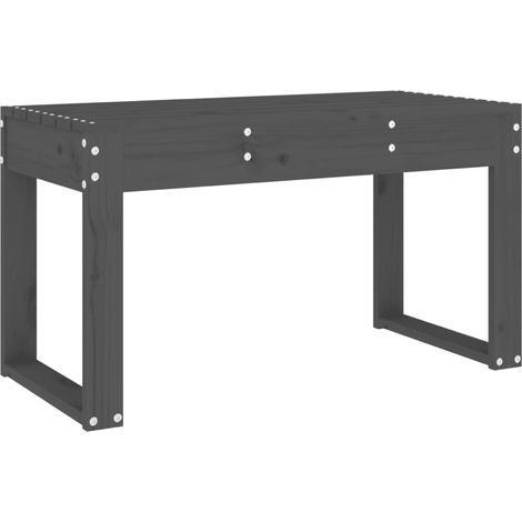 Maison Exclusive - Panca da Giardino Grigia 80x38x45 cm Legno Massello di Pino