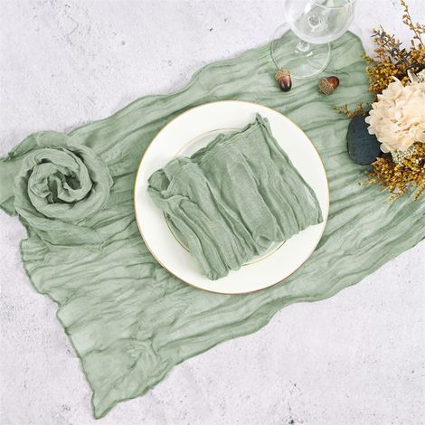 Servilletas de gasa, confeccionadas en algodón suave, para decoración de bodas, fiestas, uso familiar y cotidiano, venta al por mayor.