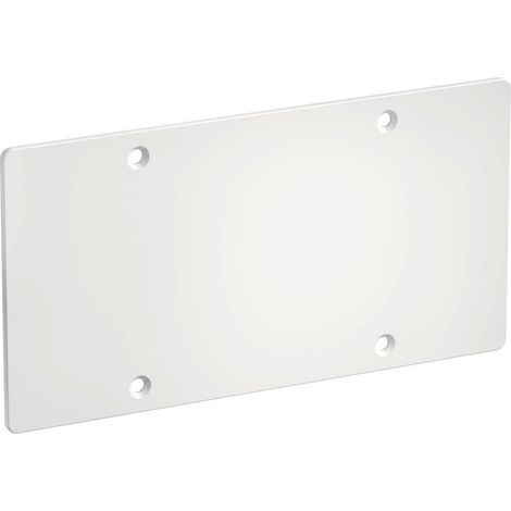 OBO Bettermann Tapa UP/HW versión doble 145x75x2 Policarbonato/Acrilonitrilo-Butadieno-Estireno blanco, 2003823
