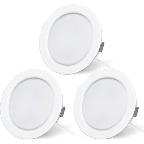 LED Spot 12V Encastrable, Spot LED Encastrable 12V Dimmable 3,5W 3000K blanc 300LM Extra Plat, encastré lampe plafonnier Lumières pour meuble Camping-Car Caravane Bateau Salon (1/5)