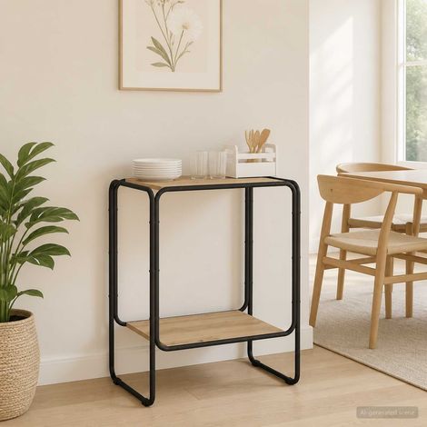Aparador Roble artisan 60 x 38 x 75 cm Madera de ingeniería (1/4)
