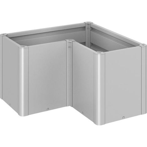 Pflanzbeet Belvedere MIDI Gr. L100 silber-metallic