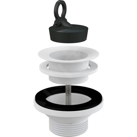 Vanne de vidange Alcadrain pour lavabo 5/4" avec grille en plastique DN63 (1/2)