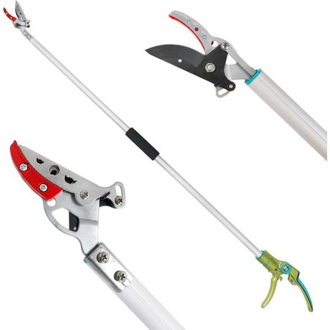 Baumschere Feststellvorrichtung Äste drehbar Griff 1,3 M (1/5)