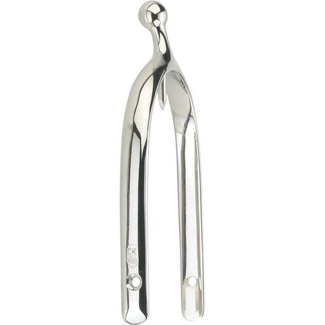 Speroni da tacco con chiodo e fori in german Silver 18 mm