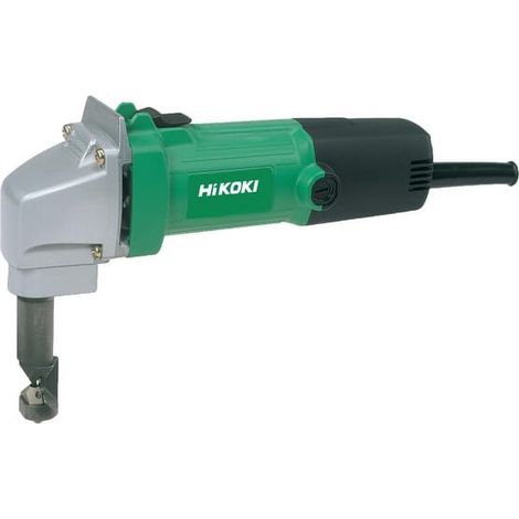 Hikoki – Grignoteuse filaire 400W pour tôles jusqu'à 2,3 mm – Vitesse de coupe 1,8 m/min – Ergonomique pour découpes précises