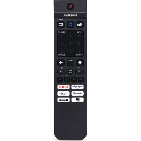 Télécommande TV Compatible avec Philips SRC-3215-06, Rétroéclairée, Sans Commande Vocale (1/5)