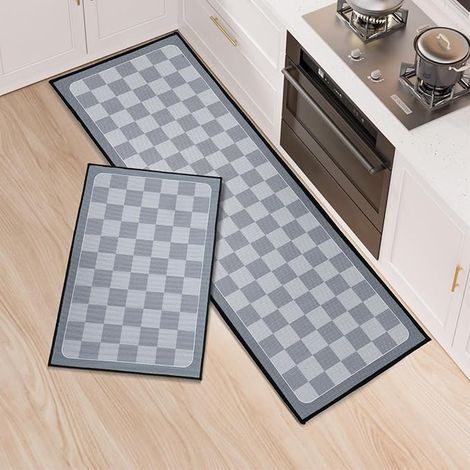 Kitchen Mat, Kitchen Mats, Hallway, Dining Room, Entrance, Grey, 40 x 60 x 40 x 120 cm (1/2)